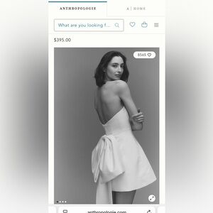 SACHIN & BABI WHITE DRESS